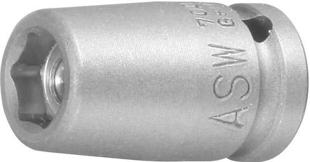 ASW Kraft-Steckschlüssel-Einsatz 1/4", magnetisch