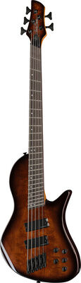 Harley Benton MSB-5 Black Flame Burl Black Burl