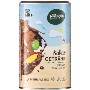 Naturata Kakao Kakaogetränk, Pulver, BIO, 35% Kakaogehalt, fairtrade & vegan, in der Dose, 350 g