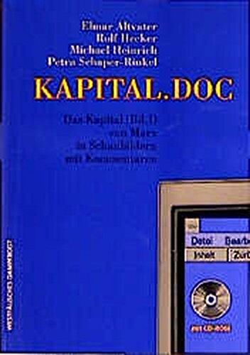 Elmar Altvater - KAPITAL.DOC - Das Kapital (Bd. 1) von Marx in Schaubildern mit Kommentaren (mit CD-ROM) - Preis vom 09.10.2026 07:28:09 h