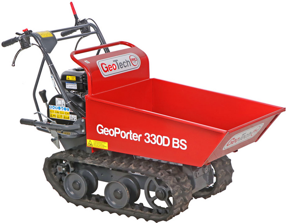 GeoTech Pro GeoPorter 330D BS  Raupendumper mit Kippmulde und 4 Laufrollen  300 kg