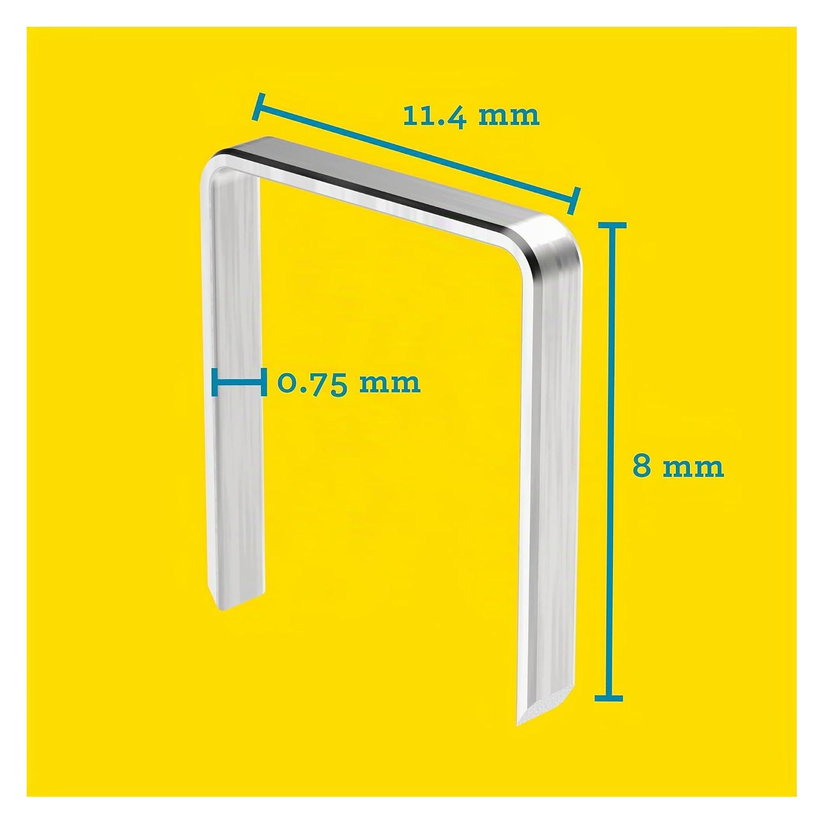 Rapid Typ 53 Feindrahtklammer 8 mm (2000x) (4051661023132)