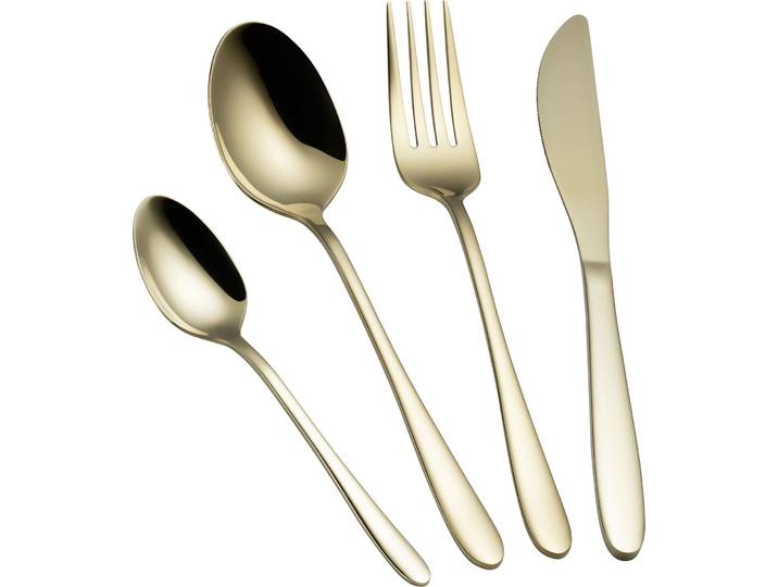 Besteck-Set chrome 24-teilig - Material: Edelstahl 18/8