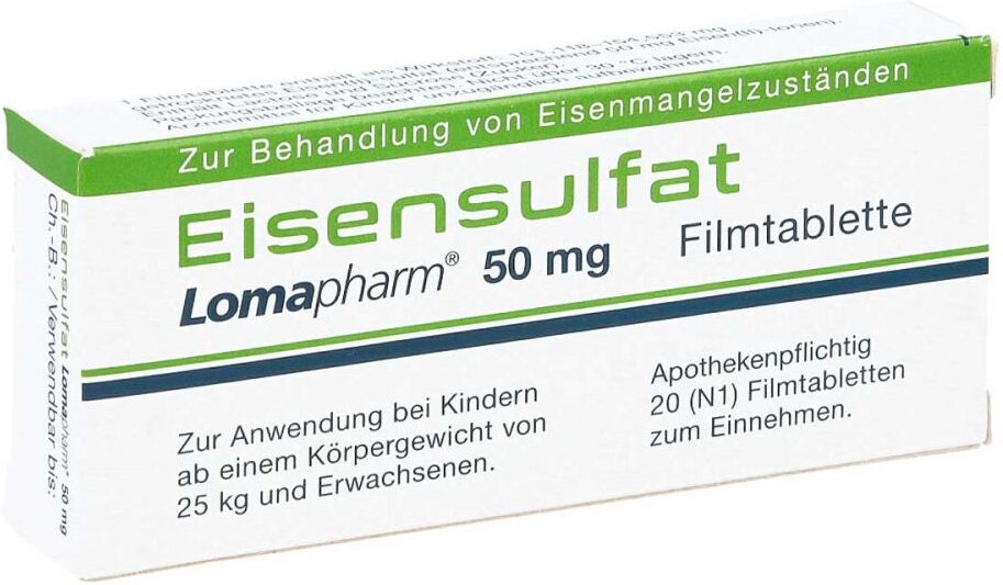 Eisensulfat Lomapharm 50mg