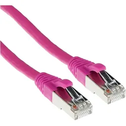 ACT FB2410 10m Cat6a S/FTP (S-STP) Pink Netzwerkkabel (S/FTP, CAT6a, 10 m), Netzwerkkabel