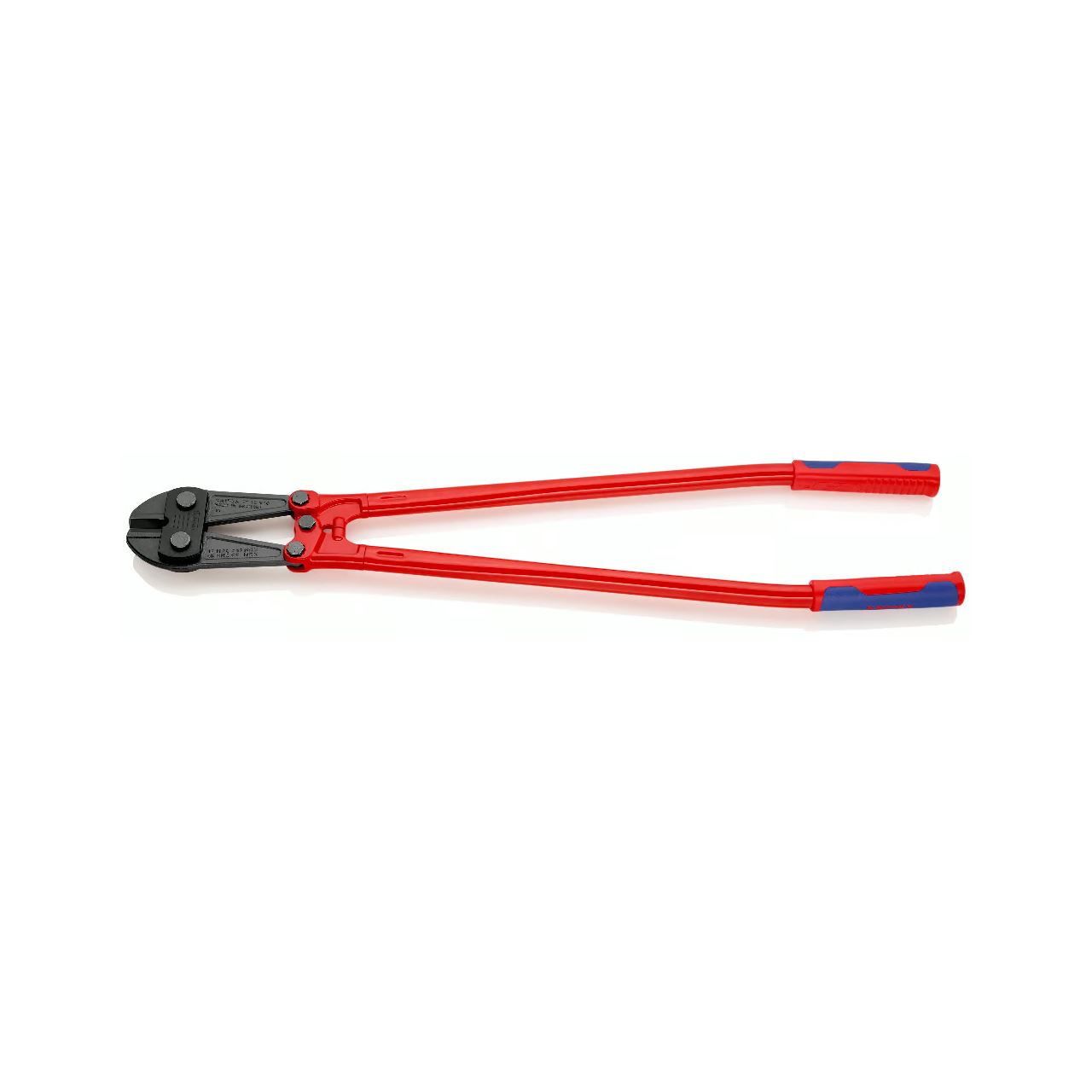 Knipex Bolzenschneider 71 72 910 (rot/blau, 12-fach einstellbar, mit Dämpfer)