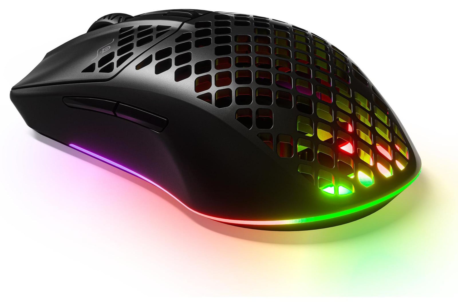 SteelSeries Aerox 3 Wireless Gamingmuis, Zwart, Modeljaar 2022