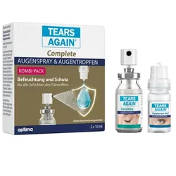 TEARS Again Complete Augenspray & Augentropfen 2X10 ml