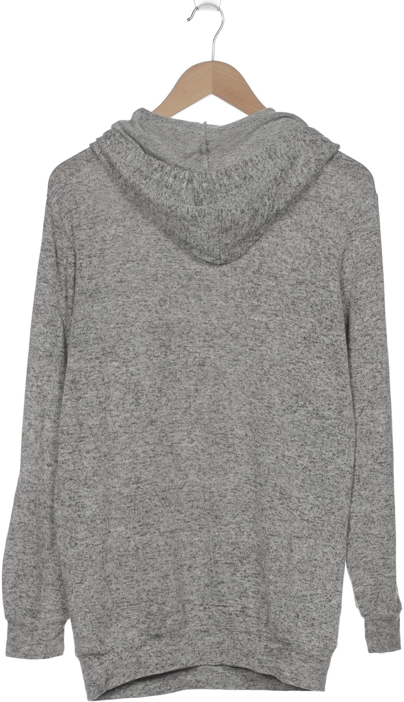 Simply Be Damen Kapuzenpullover, Grau, Gr. EU 36, Synthetik / Elasthan / Viskose - Second Hand