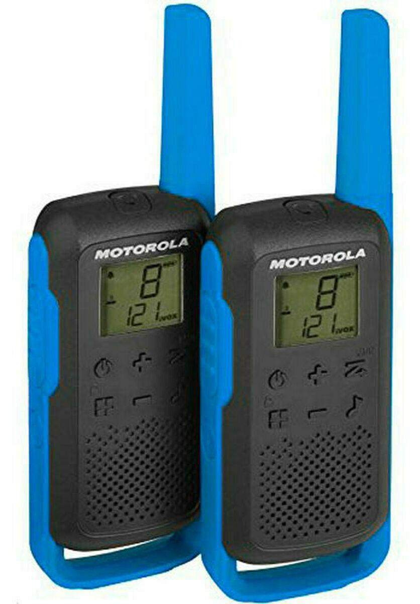 Motorola T62 PMR446 Walkie Talkie Radios - Blauw