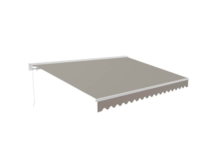 Oviala - Store banne manuel avec coffre semi-intégral 2,50x2 m