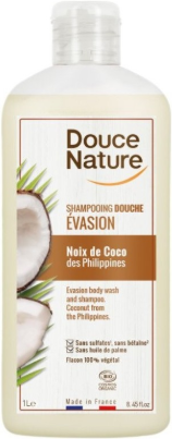Douce Nature Champú-Gel de Ducha Coco 1 L 1 L