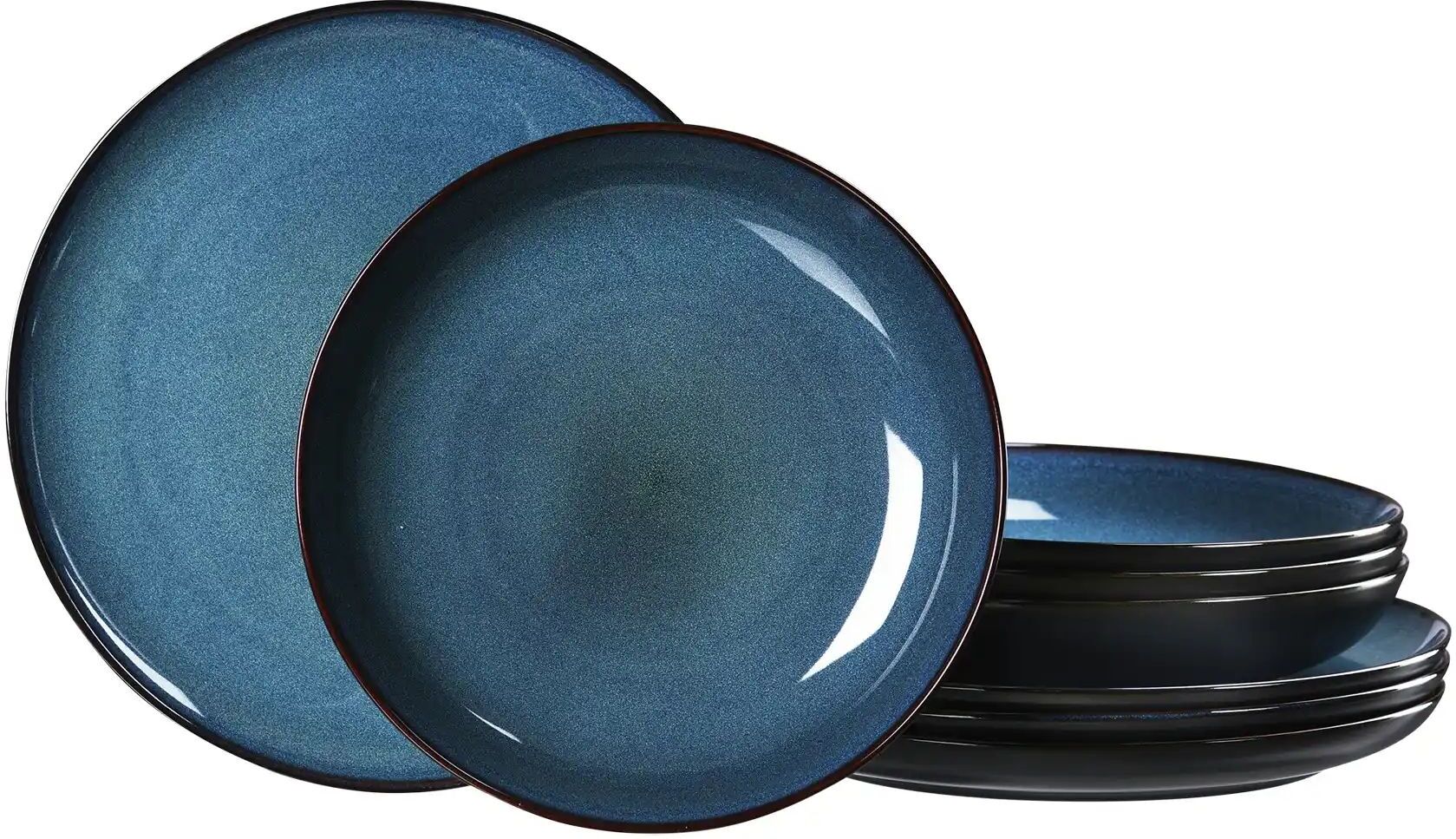 Ritzenhoff & Breker Tafelservice  Bali ¦ blau ¦ Steinzeug/Steingut