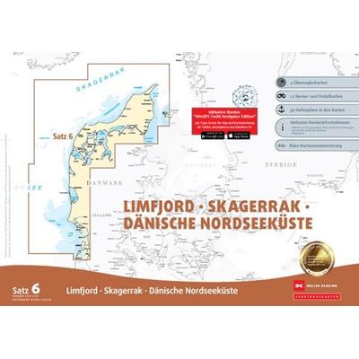 Sportbootkarten Satz 6: Limfjord - Skagerrak - Dänische Nordseeküste (Ausgabe 2026/2027), Karte von , Delius Klasing, 978-3-667-13189-8