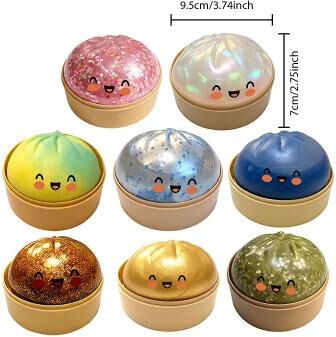Inspired Living Dumpling Slow Rising Squishy Stress Ball random 1