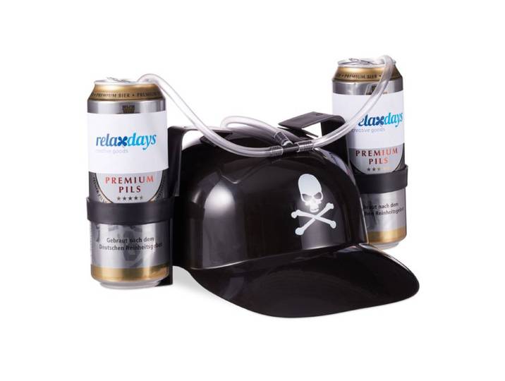 Relaxdays 10 x Trinkhelm Pirat