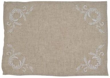 Saro Lifestyle Elegant Placemats With Embroidered Design (Set of 4)