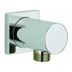 Grohe Rainshower Wandanschlussbogen 27076000 chrom, eckige Rosette