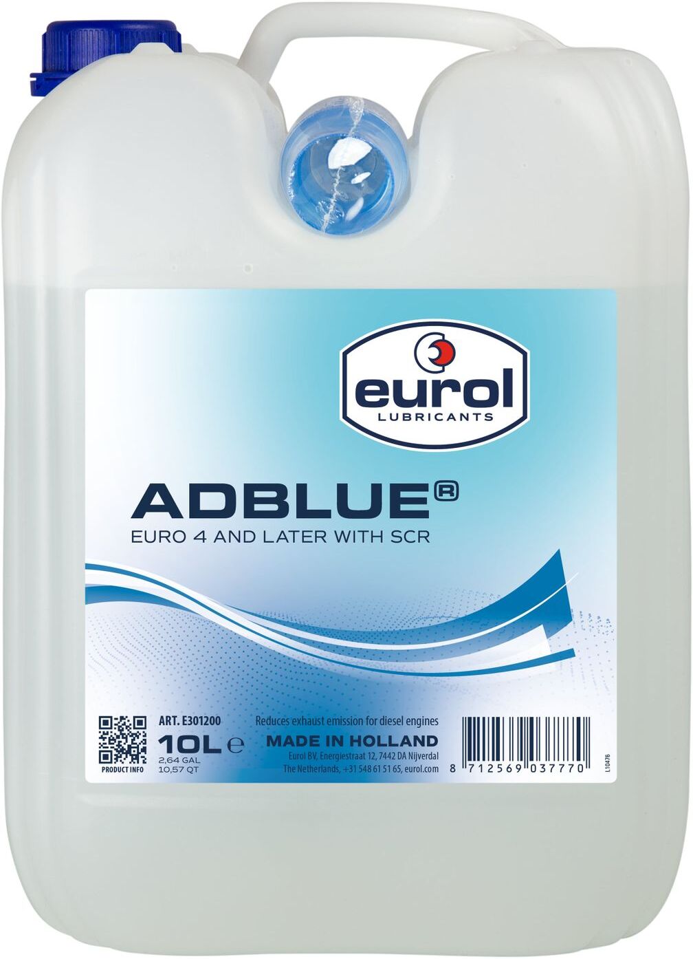 Eurol AdBlue® per veicoli diesel, 10 litri