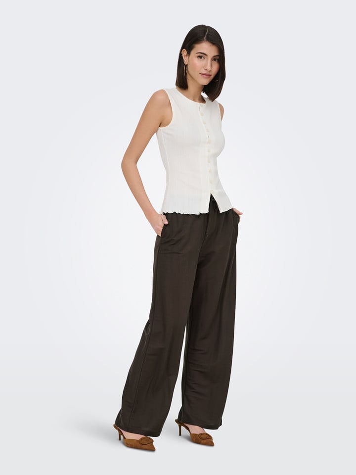 JDY Hose "Leslie" in Braun - M/L32