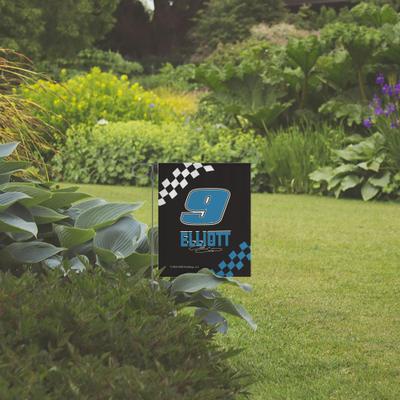 NASCAR Chase Elliot Checkered Double Sided Garden Flag 12x17 inches by THE NORTHWEST GROUP in Multi (Size OS)