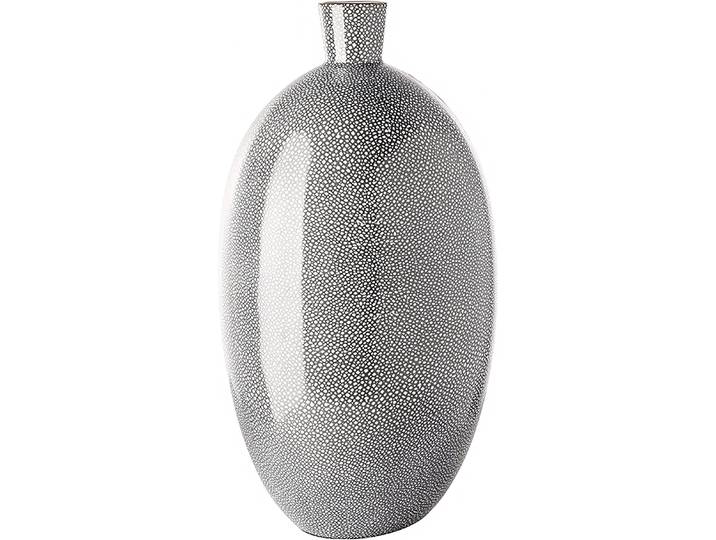 Bodenvase GILDE Vase Athina bauchig , grau, B:28cm H:48cm T:28cm, Porzellan, Vasen, Bodenvase