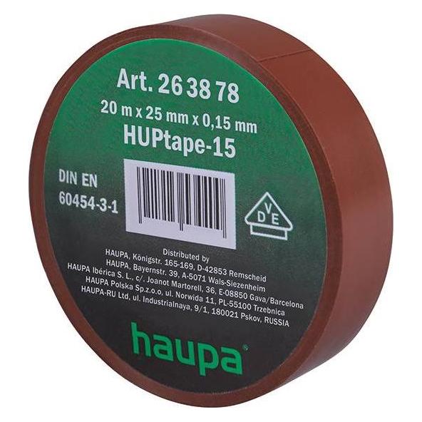 Haupa Isolierband PVC 25mm 20m br 105°C 0,15mm 263878 (25 mm) (263878)