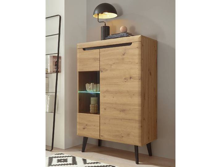 Highboard I 90 x 134 x 40cm Braun