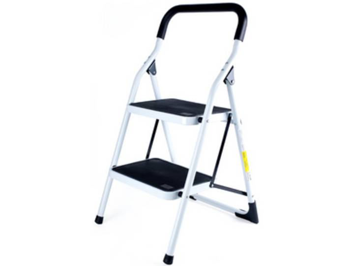 Marchepied en acier, 2 niveaux