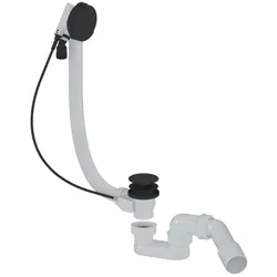 Badewanne automatisch 60 cm SAT Project schwarz matt Metall SATAVAPROP8
