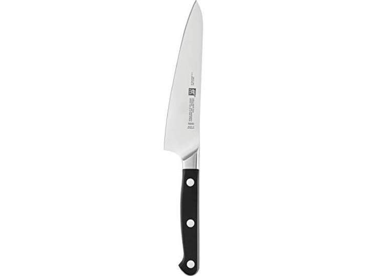 ZWILLING Pro Kochmesser Compact, Klingenlänge: 14 cm, Rostfreier Spezialstahl, Kunststoffgriff, Schwarz