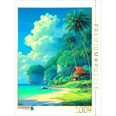 CALVENDO Puzzle Strand auf Okinawa | 1000 Teile Lege-Größe 64x48cm Foto-Puzzle für glückliche Stunden