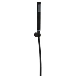 SAT B-Way Duschkopf mit Schlauch mit Duschhalter und Duschschlauch Schwarz SATBSVSBW