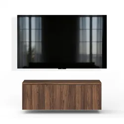 LOWBOARD Barvo 100 Nussbaum Warmia 100/34/32 cm – hängendes TV-Board