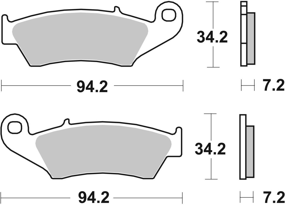 Brembo Set di pastiglie freno 07KA17LA