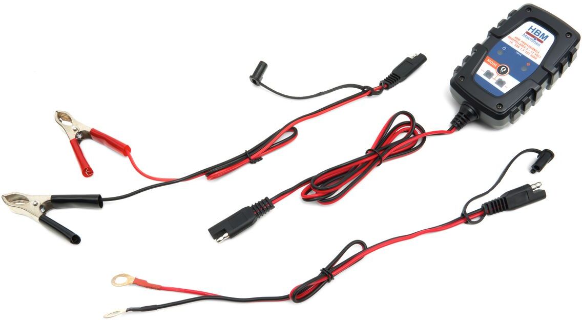 HBM Professional Erhaltungsladegerät 6 / 12 Volt - 1A. Von 1,3 bis zu 60AH