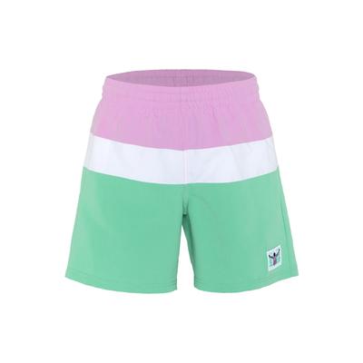 Badeshorts CHIEMSEE, Jungen, Gr. 134/140, bunt (orchid), 100% Polyester, Badehosen Badeshorts