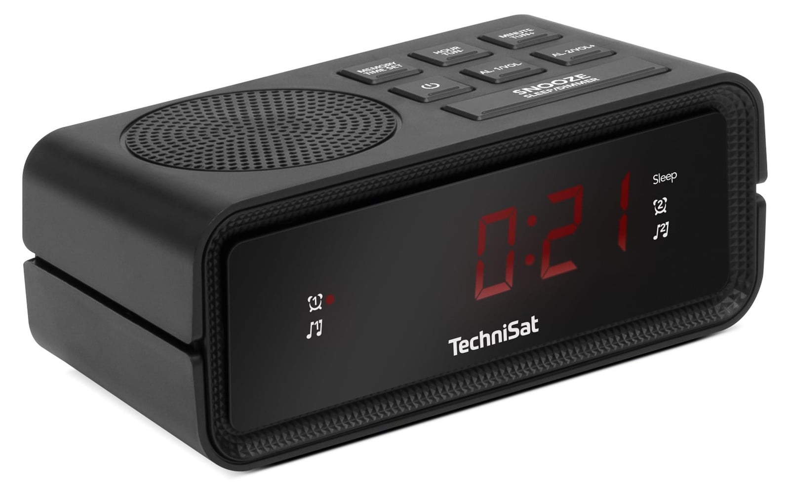 TechniSat DIGICLOCK 2 Digitale wekkerradio - Zwart