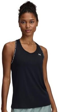 Under Armour Women's Tech Knockout Tank Top (Size Small) Black/White, Polyester