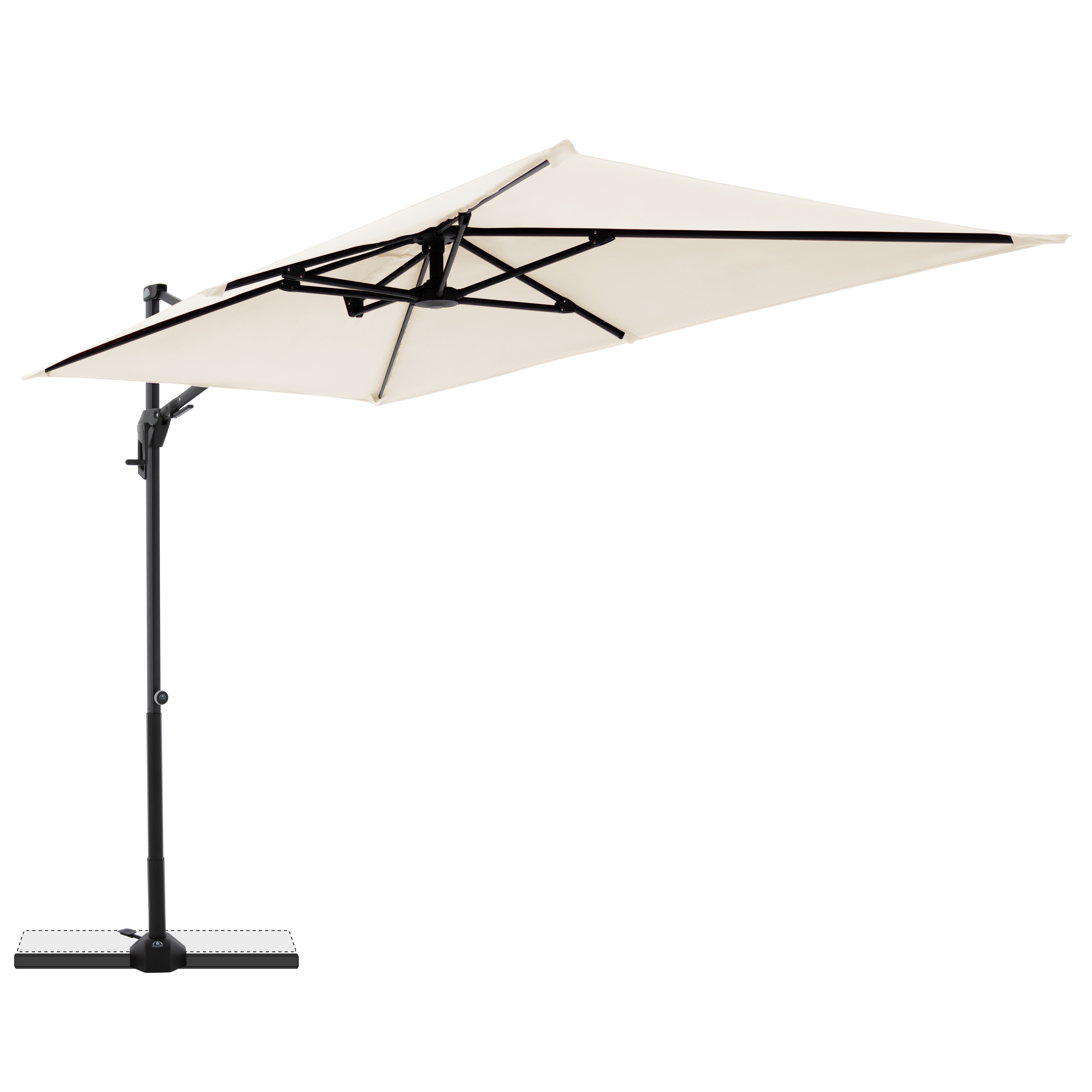 DOPPLER Pendelschirm ACTIVE GreenEdit. City 240x145 cm,natur 16966639