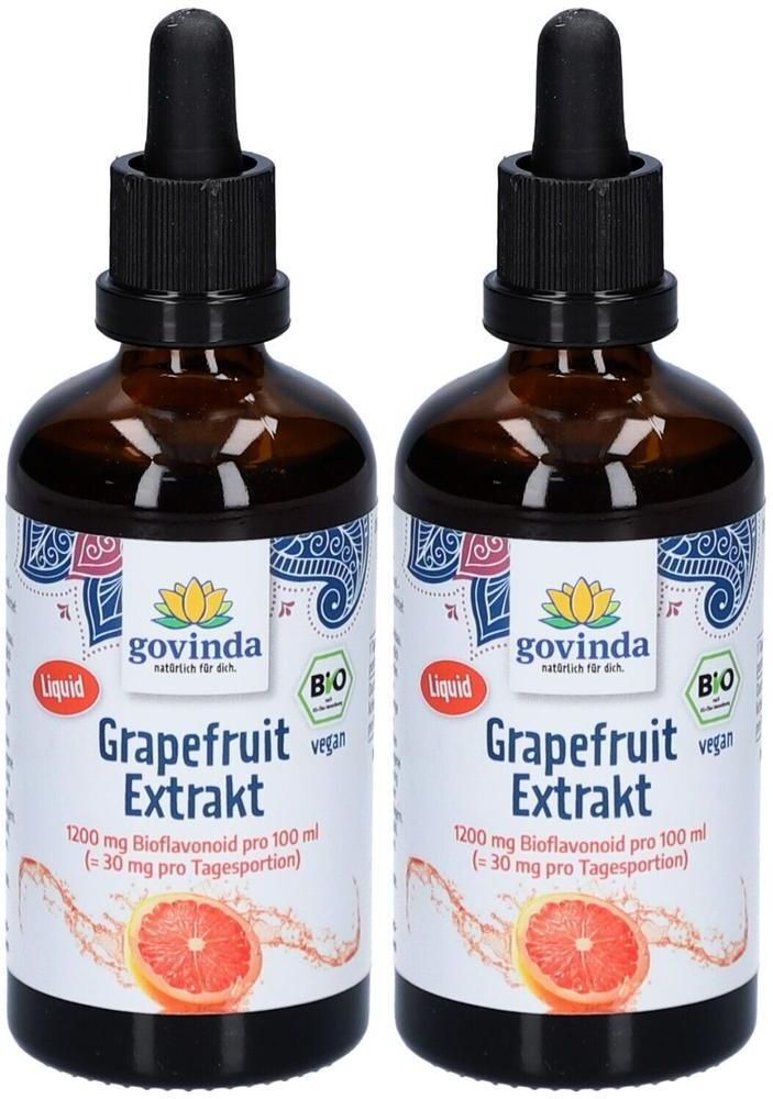 Govinda Grapefruit Extract, 100ml Bio 2x 2x100 ml