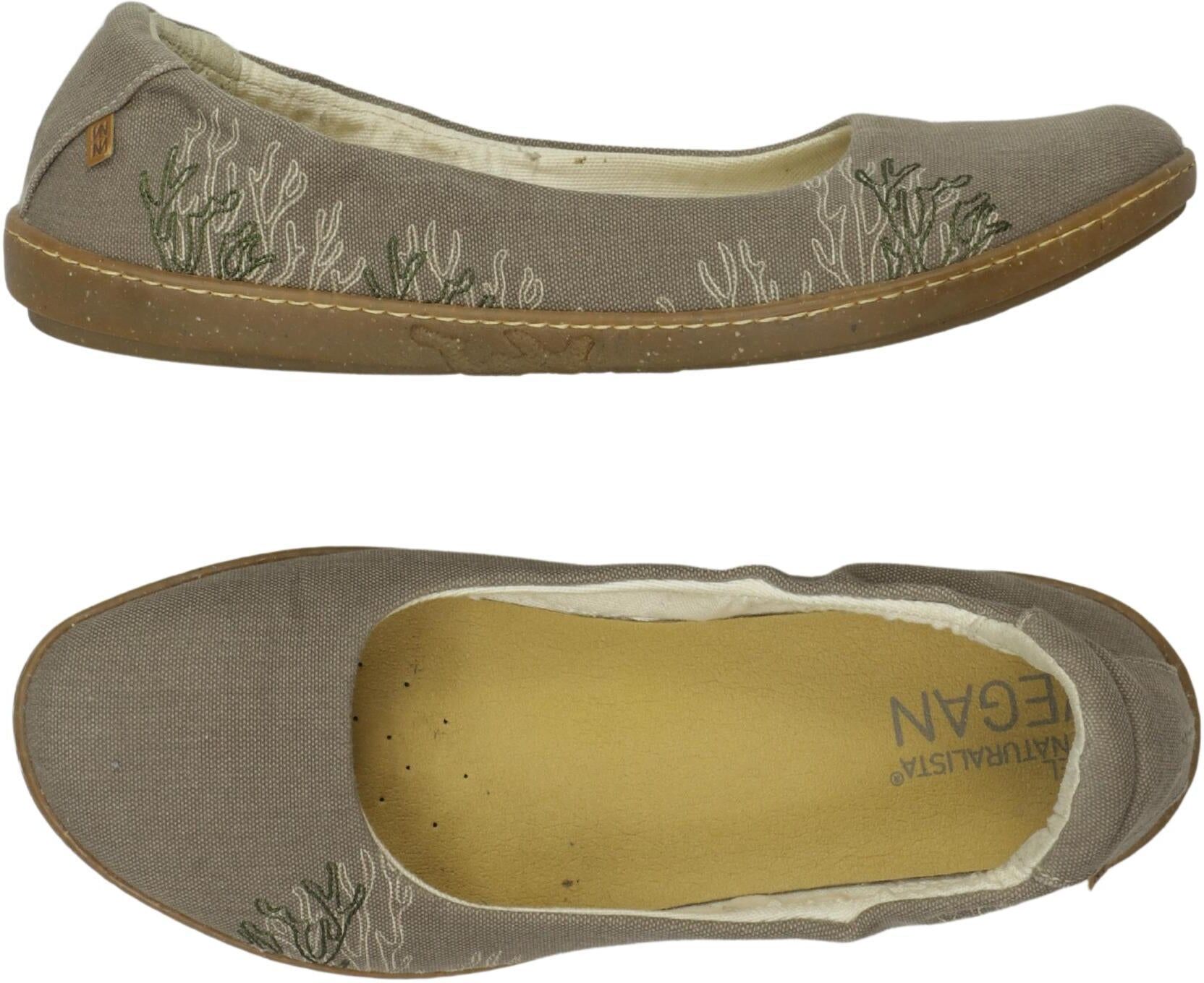 El Naturalista Damen Ballerina, Beige, Gr. EU 41, kein / Etikett - Second Hand