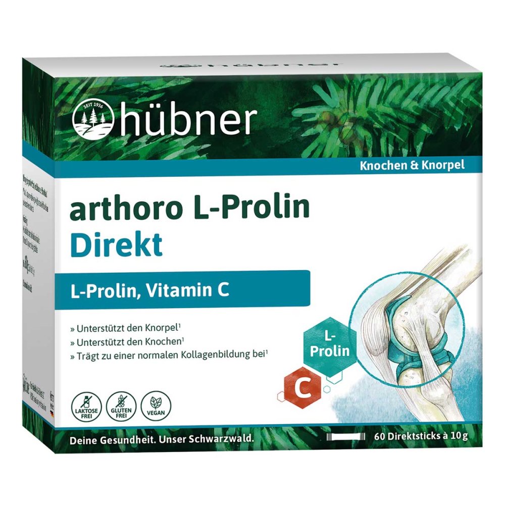 Anton Hübner GmbH & Co. KG Hübner Arthoro L-prolin Direkt Pulver 20038424