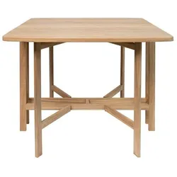 No Name, Gartentisch + Balkontisch, Gartentisch – FERRET – Klappbar – FSC-zertifiziertes Akazienholz – 21/55/90 x 90 x 75 cm (90 x 90 x 75 cm)