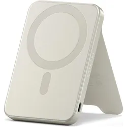 Satechi OntheGo Magnetic Qi2 Powerbank Stand 5000 mAh Black (5000 mAh, 20 W), Powerbank, Schwarz