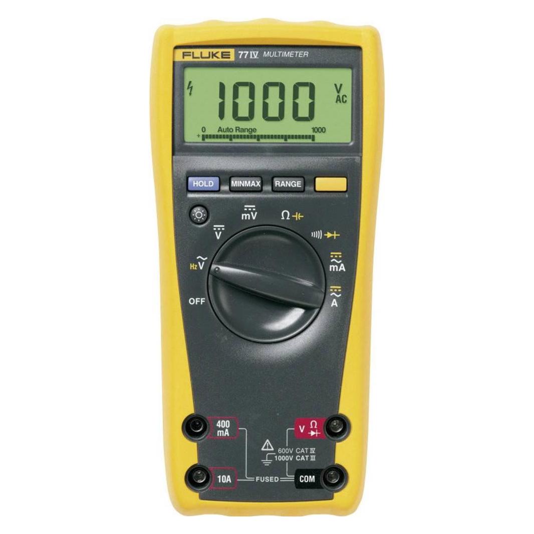 Fluke Hand-Multimeter digital 77-4/E (CAT III 1000V, CAT IV 600V, Hand-Multimeter) (3947835)