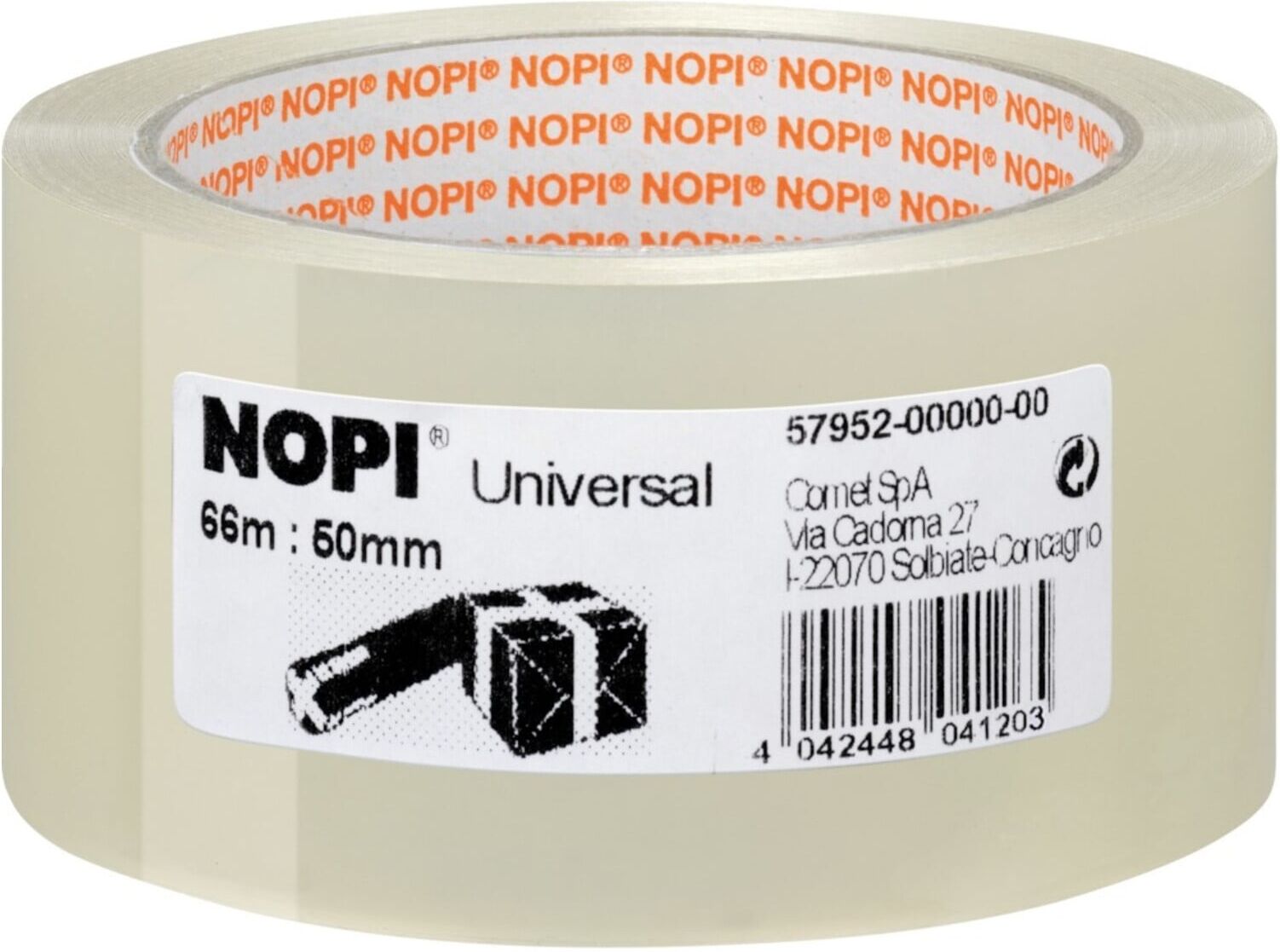 Nopi TESA, Pack universal 66mx50mm transparent (57952-00000-00)