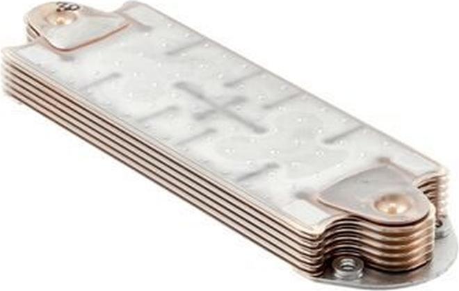 Ölkühler Kühlrippen gelötet 411 mm - 125 mm MAHLE für u.a. VOLVO FM