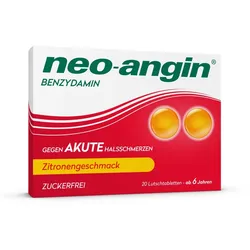 neo-angin Benzydamin Zitronen-Geschmack 20 St