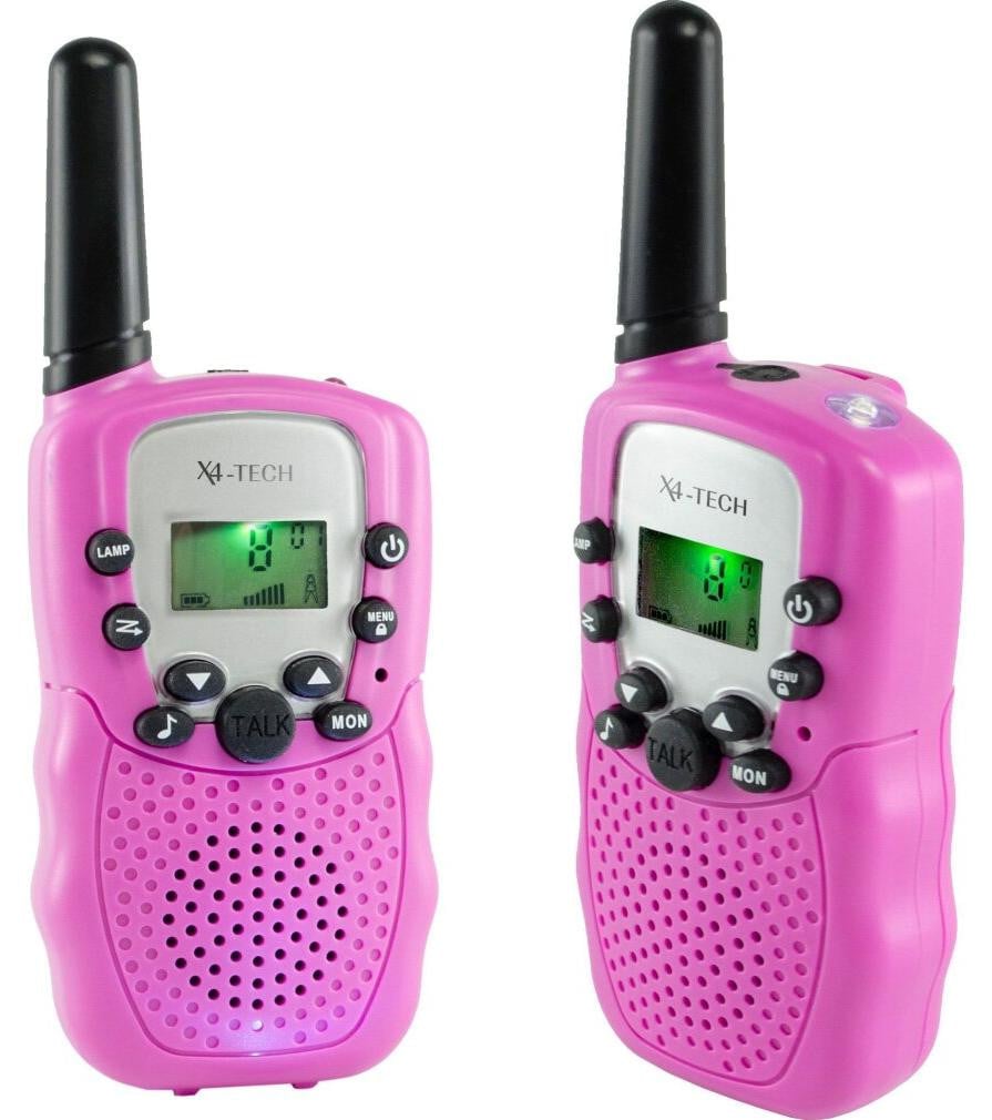 X4-LIFE Loopradio Set, 2 stuks, Roze